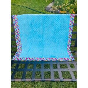 Minky Flannel Baby Quilt